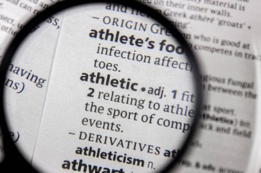 Sözcüğün veya tümceciğin sözlüğü kitaptaki atletik.