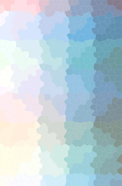 Abstract illustration of blue, green and red Small Hexagon background.