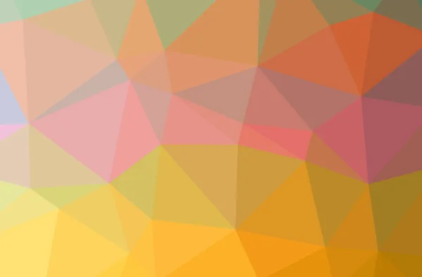 Illustration Abstract Orange Yellow Horizontal Low Poly Background Beautiful Polygon — Stock Photo, Image