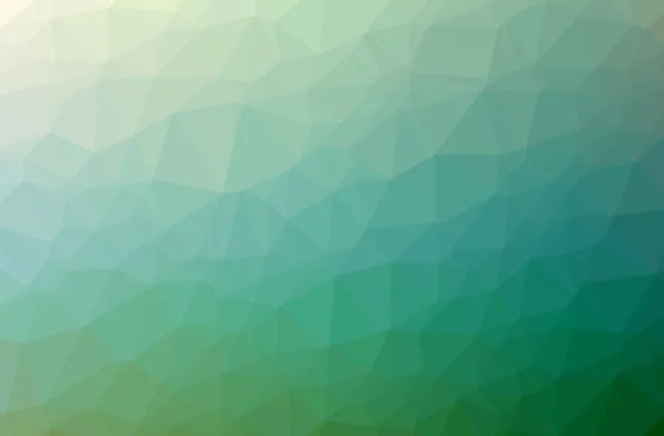 Illustratie Van Abstracte Groene Gele Horizontale Lage Poly Achtergrond Mooi — Stockfoto