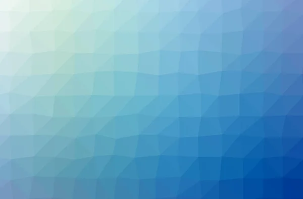 Illustration Abstract Blue Horizontal Low Poly Background Beautiful Polygon Design — Stock Photo, Image