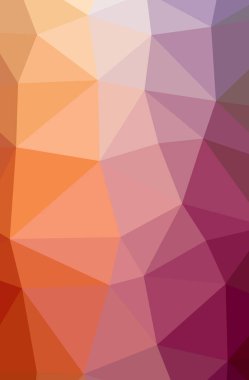 Soyut Turuncu, mor dikey düşük poli arka plan resmi. Güzel Çokgen tasarım deseni. İhtiyaçlarınız için yararlı. 