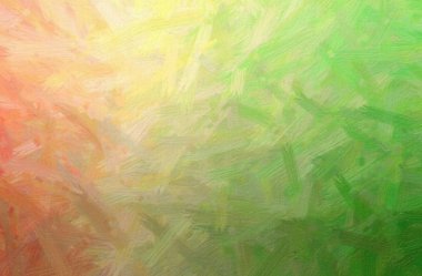 Soyut Yeşil kıl fırça yağlı boya arka plan resmi.