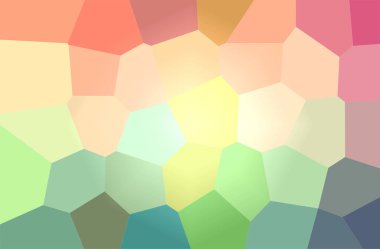 Soyut Yeşil, turuncu dev altıgen arka plan resmi