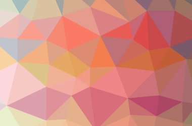 Soyut kırmızı yatay düşük Poli arka plan resmi. Güzel çokgen tasarım deseni. 