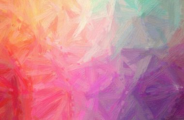 Soyut mavi, kırmızı kıl fırça yağlı boya arka plan resmi