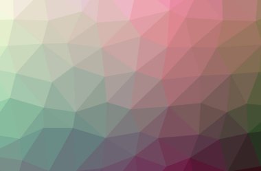 Soyut kırmızı yatay düşük Poli arka plan resmi. Güzel çokgen tasarım deseni. 