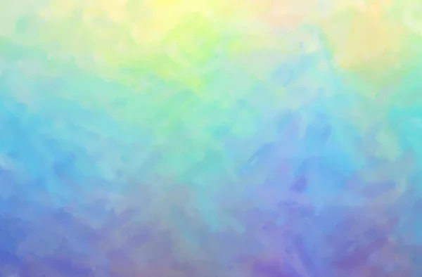 青と緑の抽象的なイラストドライブラシオイル｜ペイント(Paint) background — ストック写真