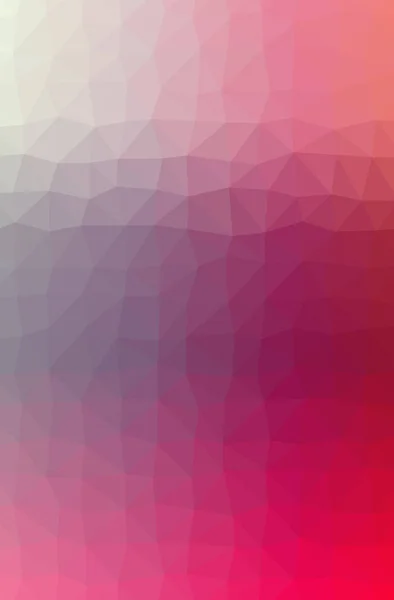 Illustration of abstract Pink vertical low poly background. Beautiful polygon design pattern.