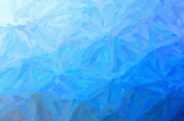 Abstrakte Illustration des blauen impressionistischen pastosen Hintergrundes — Stockfoto