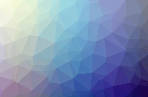 Ilustrace abstraktní modré, fialové pozadí horizontální nízké poly. Krásný mnohoúhelník návrhový vzor. — Stock fotografie