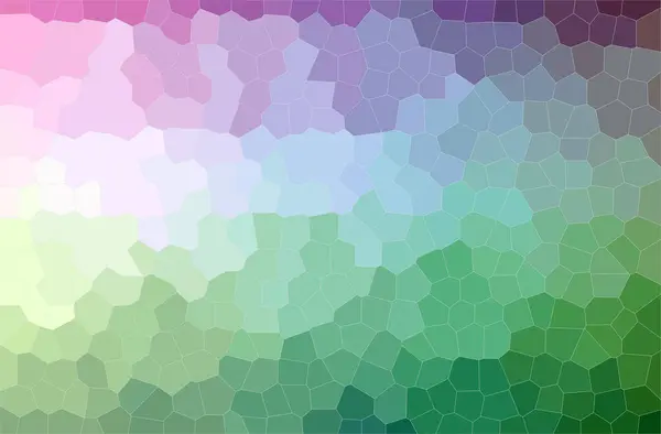 Illustration abstraite de fond bleu, vert, violet Petit hexagone — Photo