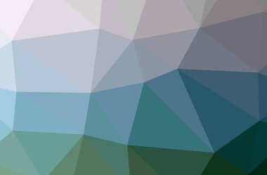 Mavi ve yeşil yatay düşük Poli arka plan resmi. Güzel çokgen tasarım deseni. 