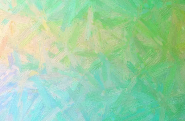 Ilustração abstrata de verde cerdas escova óleo pintura fundo — Fotografia de Stock