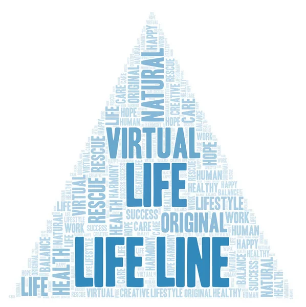 Life Line word cloud.