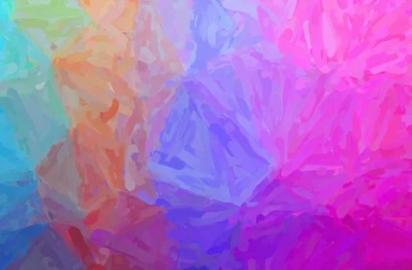 Абстрактная иллюстрация на голубом, розовом фоне импрессиониста Импасто — стоковое фото
