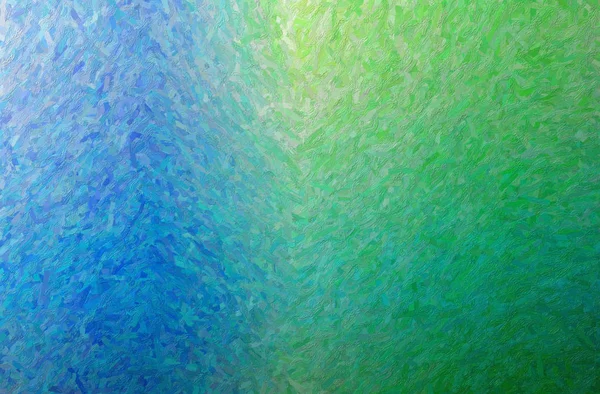 Ilustración abstracta de fondo azul, verde Impasto colorido — Foto de Stock