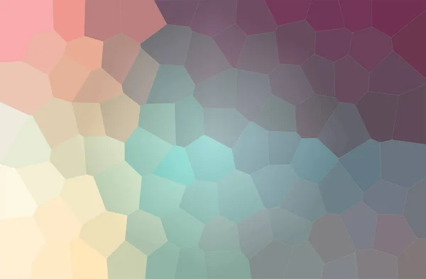 粉红色大六角背景的抽象例证 — 图库照片