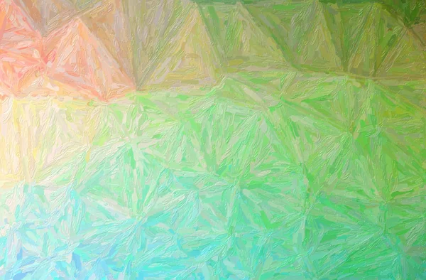 Illustration abstraite du fond vert Large Color Variation Impasto — Photo