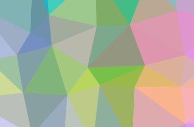 Soyut düşük poli yeşil yatay arka plan resmi.