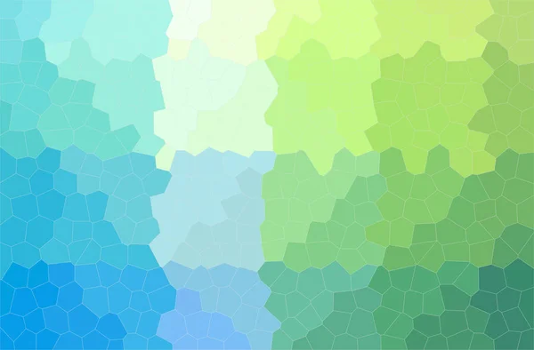 Ilustração abstrata de azul, verde, amarelo pouco hexágono fundo — Fotografia de Stock