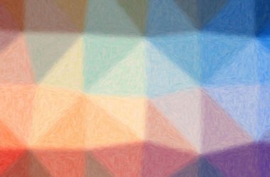 Soyut mavi, yeşil, sarı ve kırmızı koyu renk boya arka plan resmi