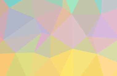 Soyut turuncu, sarı yatay düşük Poli arka plan resmi. Güzel çokgen tasarım deseni. 