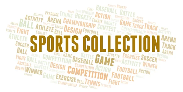 Sports Collection word cloud. — Stock Photo, Image