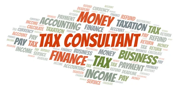 Tax Consultant word cloud.