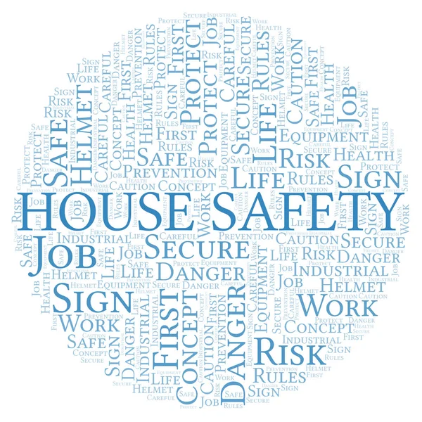 House Safety word cloud.