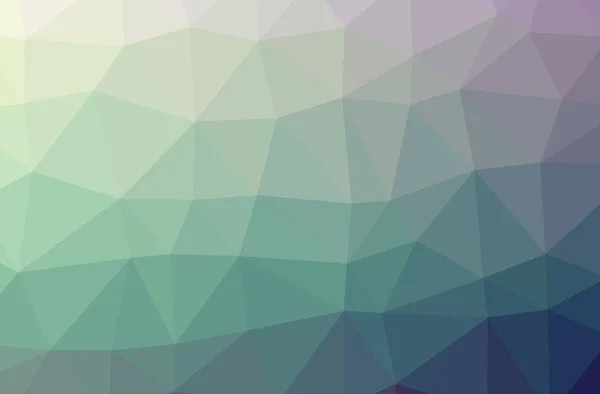 Obrázek pozadí abstraktní horizontální nízké poly modré a zelené. Krásný mnohoúhelník návrhový vzor. — Stock fotografie
