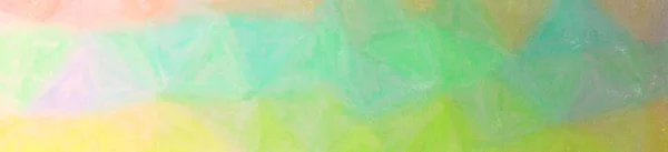 Abstract illustration of green Wax Crayon background — Stock Photo, Image