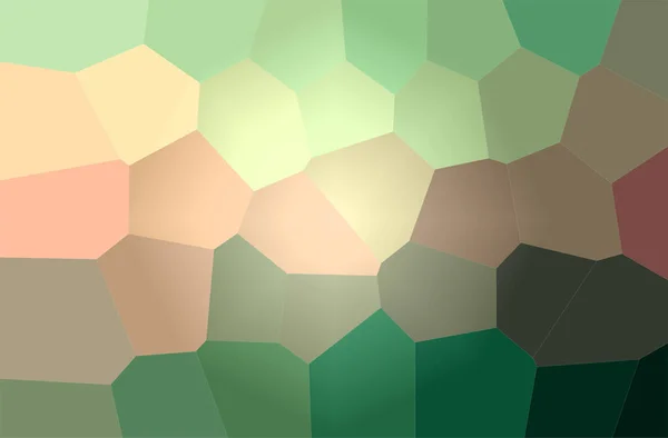 녹색 거 대 한 육각형 배경의 추상 그림 — 스톡 사진