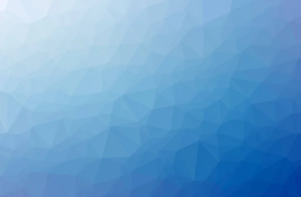 Illustration of abstract Blue horizontal low poly background. Beautiful polygon design pattern. — Stock Photo, Image