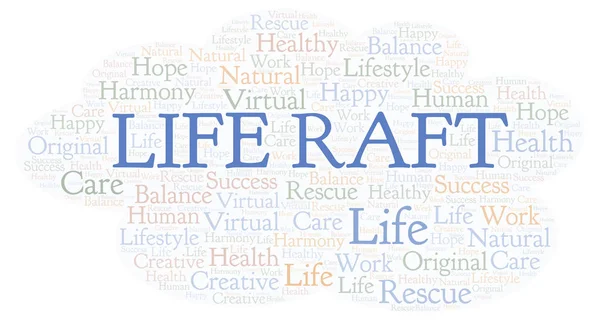 Life Raft word cloud.