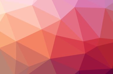 Soyut kırmızı yatay düşük Poli arka plan resmi. Güzel çokgen tasarım deseni. 