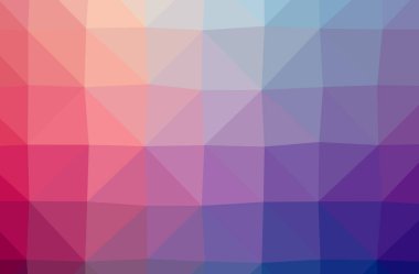 İllüstrasyon soyut pembe, mor, kırmızı yatay düşük Poli arka plan. Güzel çokgen tasarım deseni. 