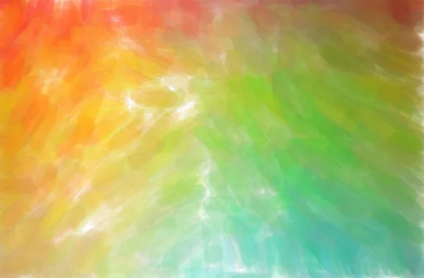 Abstrakt illustration av grön, orange, gul Akvarell bakgrund — Stockfoto