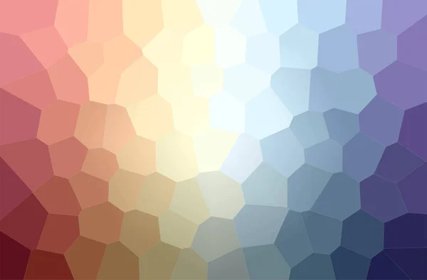 Abstraktní ilustrace modrého, žlutého a zeleného pozadí Big Hexagon — Stock fotografie