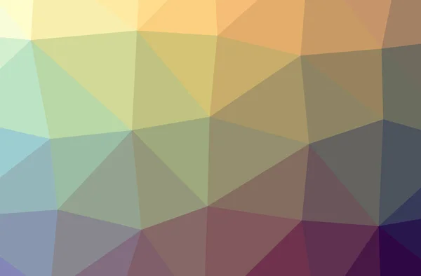 Illustration des abstrakten orangen, gelben horizontalen Low-Poly-Hintergrunds. schönes Polygon-Muster. — Stockfoto