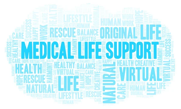 Medical Life Support word cloud.