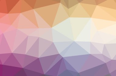 Soyut turuncu yatay düşük Poli arka plan resmi. Güzel çokgen tasarım deseni. 