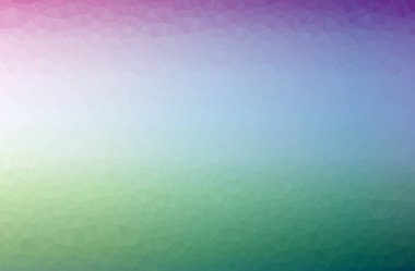 Mavi, yeşil ve mor yatay düşük Poli arka plan resmi. Güzel çokgen tasarım deseni. 