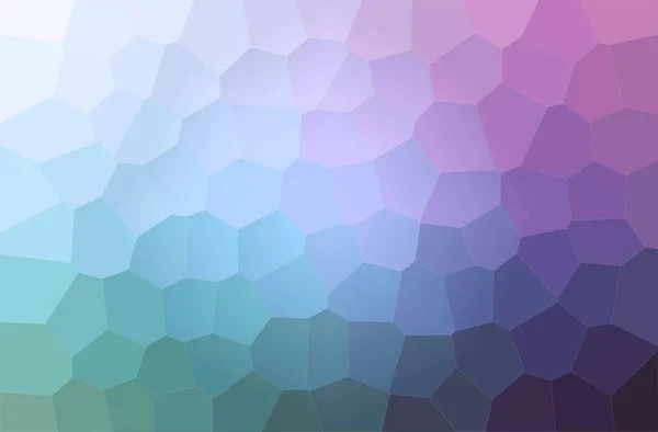 Illustration abstraite du fond bleu et violet Big Hexagon — Photo