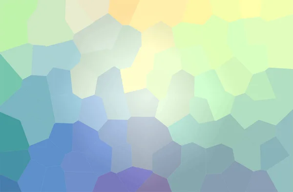 Αφηρημένη απεικόνιση του μπλε και πράσινου φόντο Big Hexagon — Φωτογραφία Αρχείου