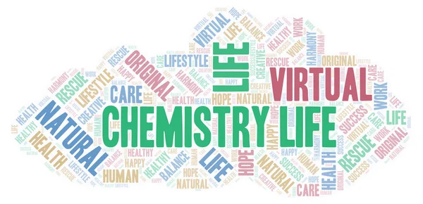 Chemistry Life word cloud.