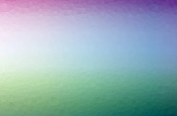 추상적인 파란색, 녹색, 보라색 수평 낮은 폴 리 배경 그림. 아름 다운 다각형 디자인 패턴. — 스톡 사진