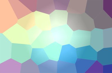 Soyut mavi, sarı ve kırmızı dev altıgen arka plan resmi.