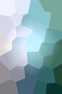 Soyut Mavi, yeşil dev altıgen arka plan resmi.