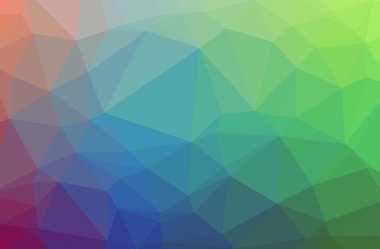 Soyut mavi, yeşil yatay düşük polimer arkaplan. Çok güzel bir çokgen dizaynı. İhtiyaçlarınız için faydalı. 